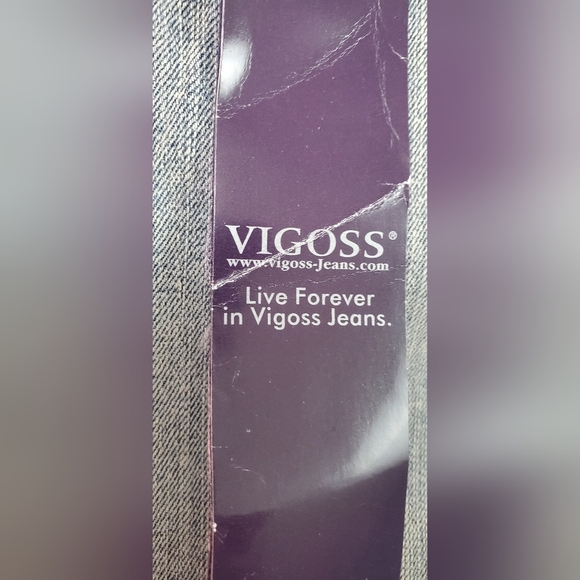 Vigoss Capri Jeans Womens Size 9/10 30 Blue Denim Distressed Style EC215 NWT - Picture 10 of 13
